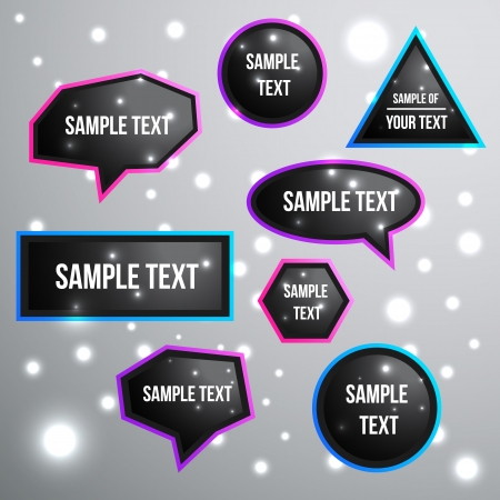 Speech Bubbles Setのイラスト素材