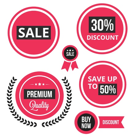 Trendy Stickersのイラスト素材