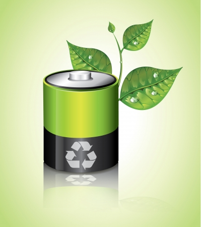 Ecology Batteryのイラスト素材