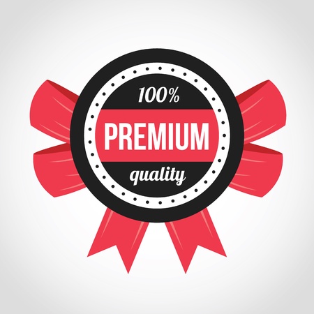 Premium Quality Badge のイラスト素材