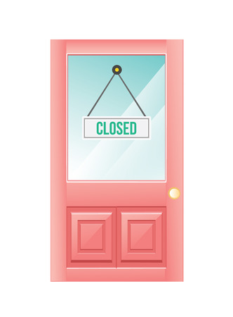 Door Closed のイラスト素材