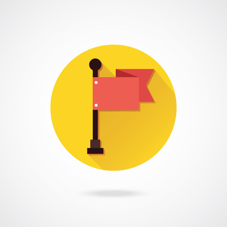 Vector Flag Iconのイラスト素材