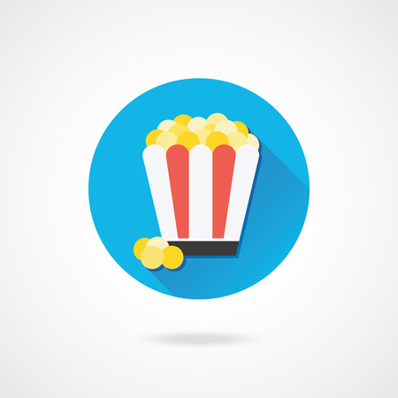 Vector Popcorn Icon のイラスト素材