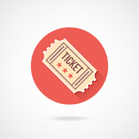 Vector Vintage Ticket Icon のイラスト素材