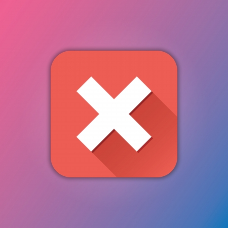 Vector Close Iconのイラスト素材