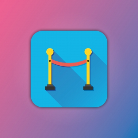 Vector Golden Fenceのイラスト素材