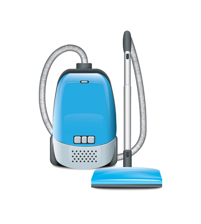 Blue Vacuum Cleaner のイラスト素材