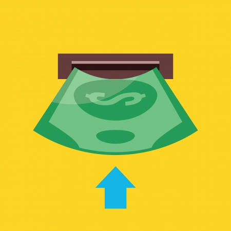 Insert Money Iconのイラスト素材
