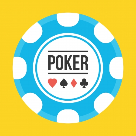 Poker Chip Iconのイラスト素材