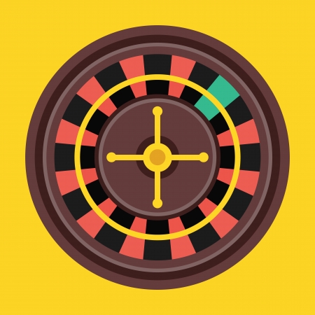 Roulette Wheel Iconのイラスト素材