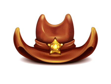 Sheriff Hatのイラスト素材