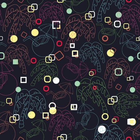 Summer Endless Seamless Pattern 