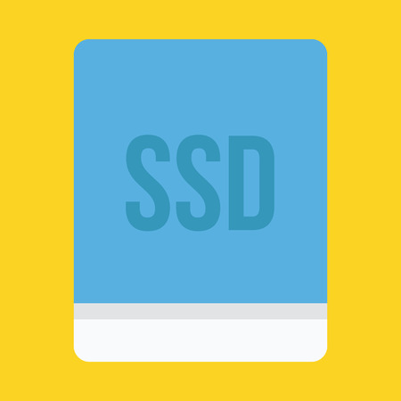 Solid State Drive Iconのイラスト素材
