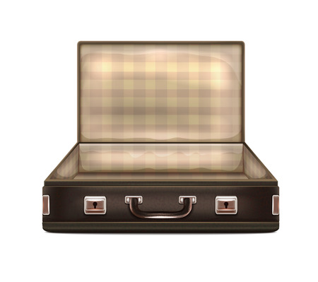 Open Suitcaseのイラスト素材