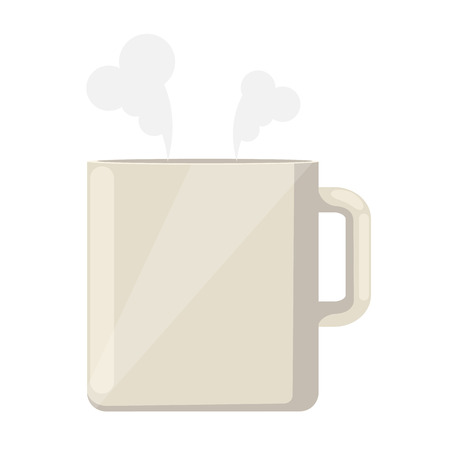 Vector Flat Icon Cup of Teaのイラスト素材