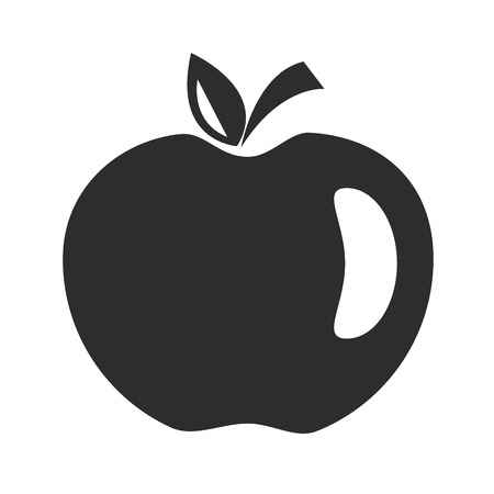 Apple Black Iconのイラスト素材
