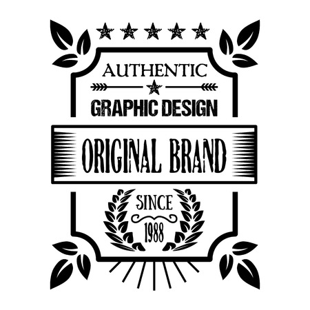 Vintage badge 3のイラスト素材