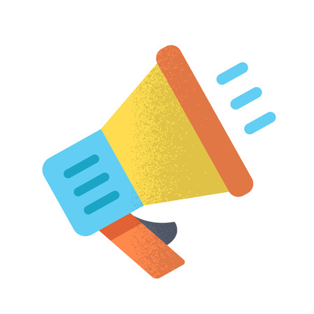 Megaphone. Vector illustrationのイラスト素材