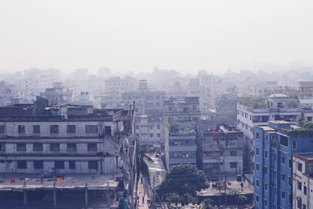 Cityscape of Dhakaの写真素材