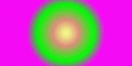 Green and yellow gradient circle isolated on white backgroundの写真素材