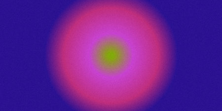 Colorful gradient circle isolated on white background