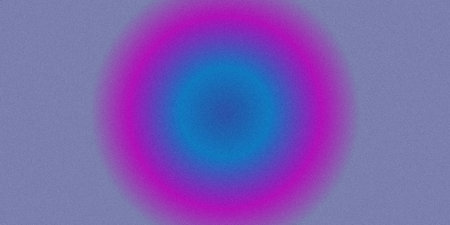 Colorful gradient circle isolated on white background