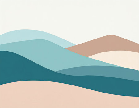 abstract background with paper layers in pastel colors, 3d renderの素材