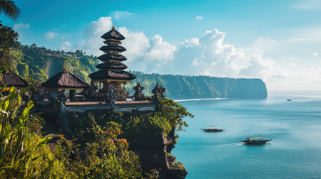 Pura Ulun Danu Bratan in Bali, Indonesiaの素材