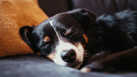 Morning fog over the lake and trees in the foreground, summer landscapeの素材