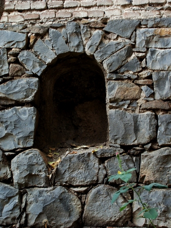 Wall of Stonesの写真素材
