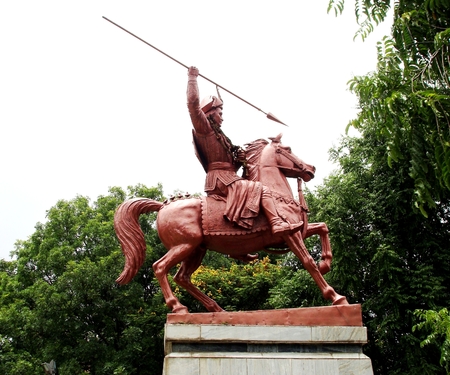 Bajirao Peshawa Statue at Puneのeditorial素材