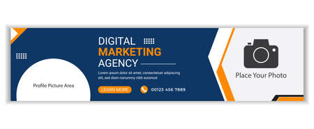 Digital marketing and corporate social media web banner template designのイラスト素材