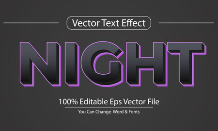 3d editable black text effect vector design.のイラスト素材