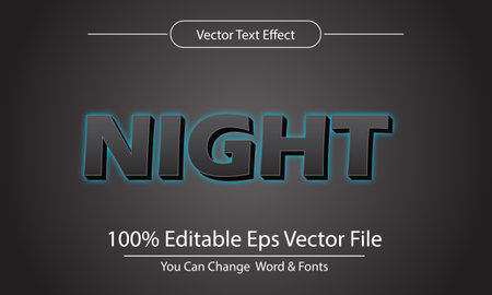 Editable blue light background text effectのイラスト素材