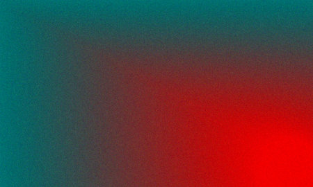 abstract grainy gradient background, teal Green red  noise texture background