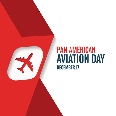 Banner design template for American Airlines Day. Vector Illustration.のイラスト素材
