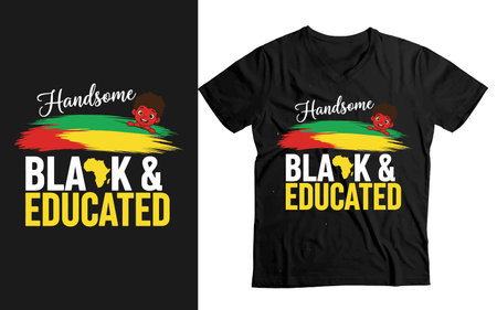 Black t-shirt with the inscription Black and Flag of Ecuador.のイラスト素材