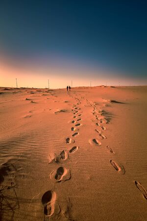 Adventure Photographer in Desert Dammam Saudi Arabiaの写真素材