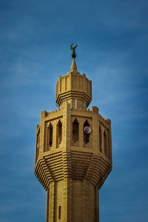 Mosque Minaret view -Dammam Saudi Arabiaの写真素材