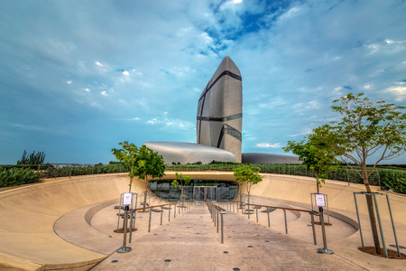 King Abdulaziz Center for World Culture (Ithra) City :Dammam, Country : Saudi Arabia. Photo was taken on Month of November 23 year 2018.のeditorial素材