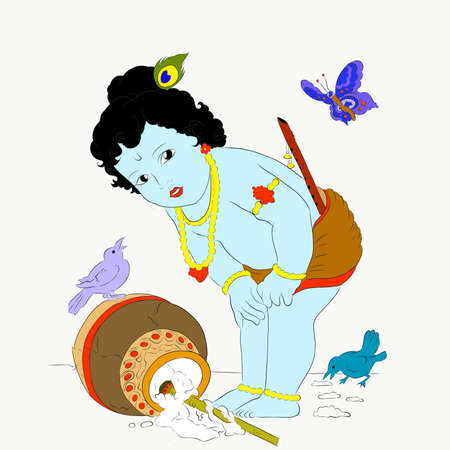 Little lord krishnaの写真素材