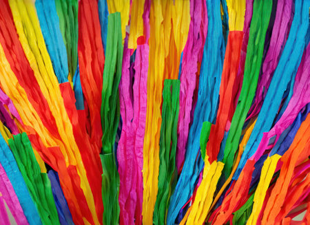 The vibrant hues of this paper backdropの素材