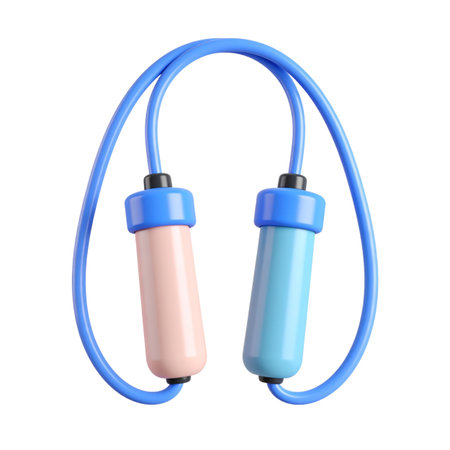 there are two blue and pink ear buds connected to each otherの素材
