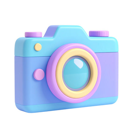 a close up of a camera with a lens on a black backgroundの素材