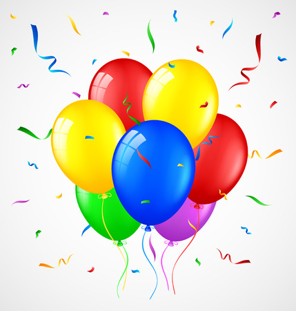 Birthday balloonsのイラスト素材