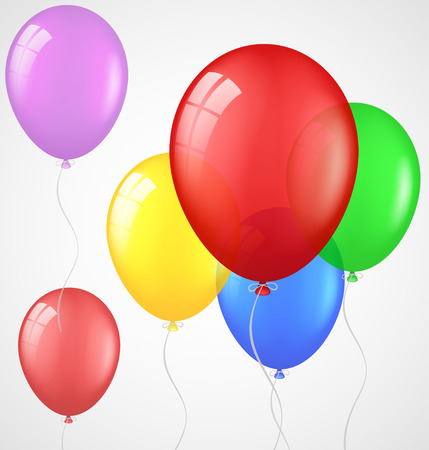 Birthday balloonsのイラスト素材
