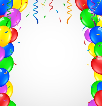 Birthday balloonsのイラスト素材