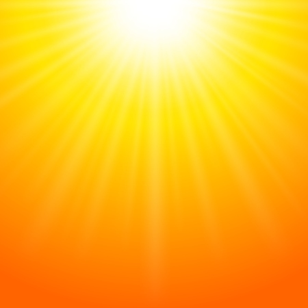 Summer background with bright sunのイラスト素材