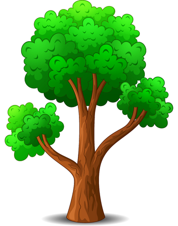 Tree cartoonの写真素材