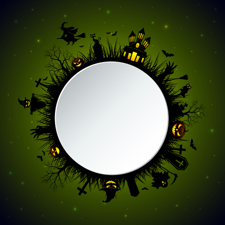 Happy halloween bannersの写真素材